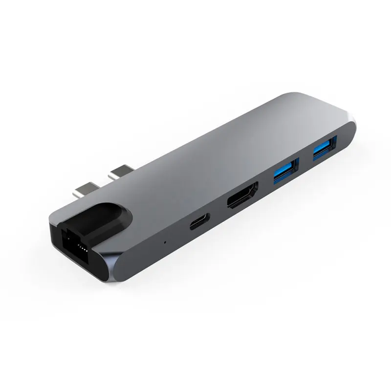 Mosible USB C Središče za HDMI Ethernet Rj45 za MacBook Pro\Zraka 2020 s PD USB 3.0 Port USB Hub Tip-C 3.1 Splitter