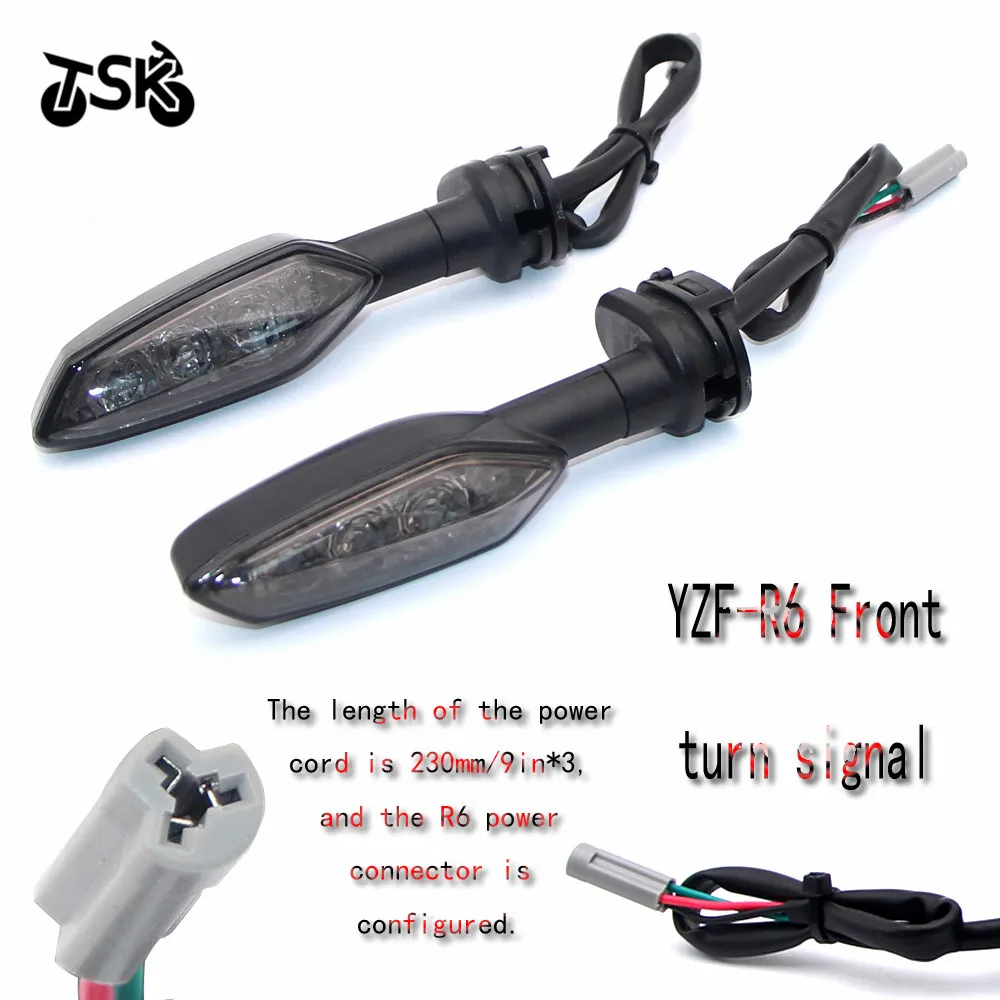 Moto spremenjen mini LED vključite signal Za YAMAHA YZF-R6 YZFR6 YZF R6 motocikel Blinker Spredaj ali Zadaj črna