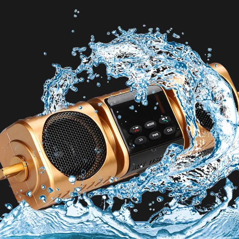 Motorno kolo Bluetooth Zvočnik Prenosni Nepremočljiva Podpira TF Kartice AUX, MP3 Predvajalnik 57BA
