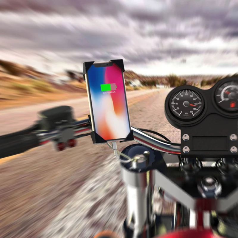 Motorno kolo Kolo Mobilni Telefon, Držalo Moto Navigacija za Iphone Huawei Xiaomi Stojalo za Podporo krmilo Rearview Mirror Gori