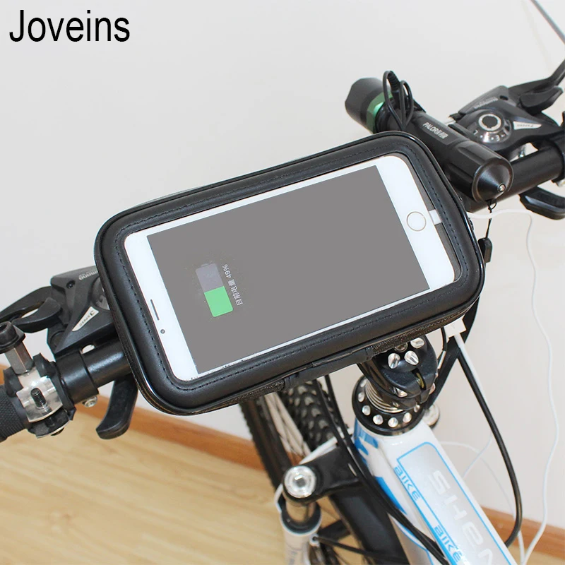 Motorno kolo Kolo Nosilec za Telefon, Mobilni Telefon Stojalo Podpora za iPhone X 8 7 6s Plus GPS Kolo Nosilec z Vodotesno Ohišje Vrečko