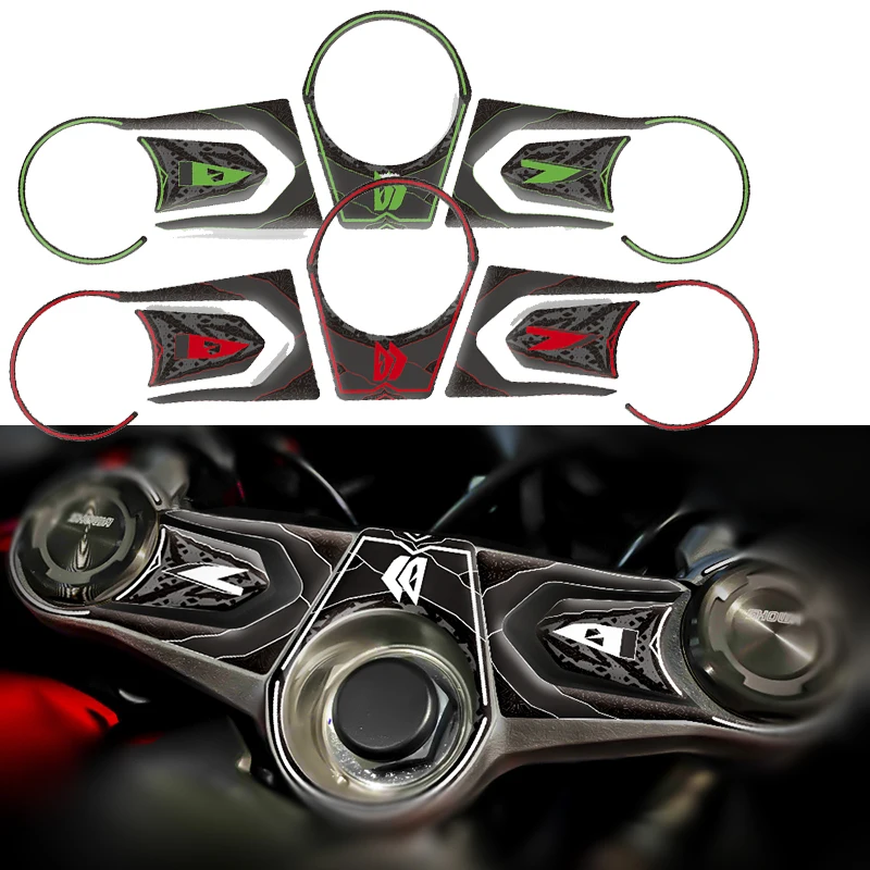 Motorno kolo Nalepke Ploščica Trojno Drevo Top Vijak Zgornji Sprednji Konec Nepremočljiva Nalepke za Honda CB650R