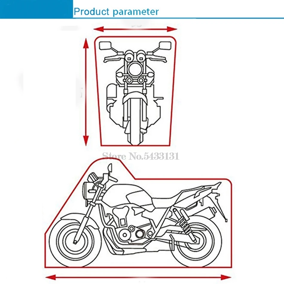 Motorno kolo pribor pokrov uv-anti neprepustna za Emblem Harley Af18 Cb1000R Pribor Za Motocikel Bmw R 1200 Gs