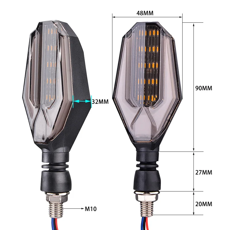 Motorno kolo smerokaze Svetlobe LED Utripajoče Luči Univerzalno Nepremočljiva Rep Svetlobe Blinkers Zavora Ustavi Signalna luč za MSX 125