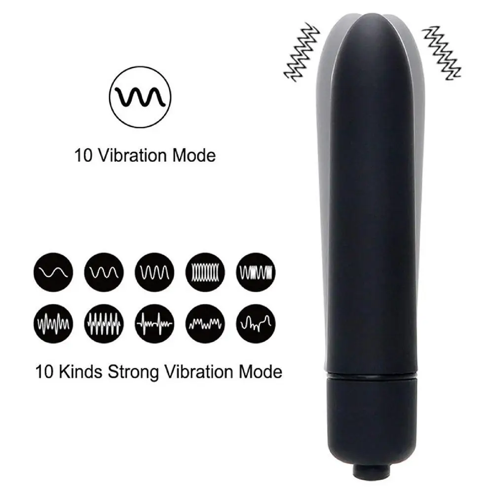 Movconly Močan Bullet Vibrator z 10 Načini Mini Žep Vagina Stimulator Nepremočljiva Super-Močan Adult Sex Igrače za Ženske