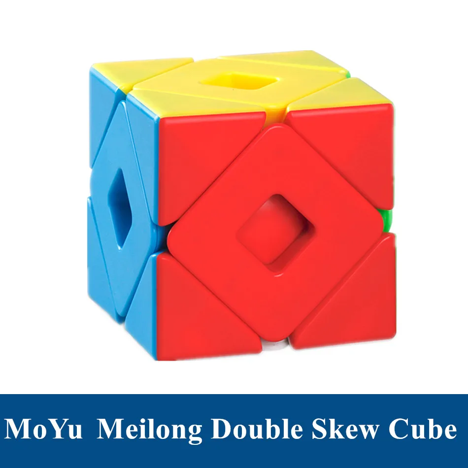Moyu Meilong Dvojno Skew Kocka Izobraževalne igrače Puzzle Čarobne Kocke za otroke