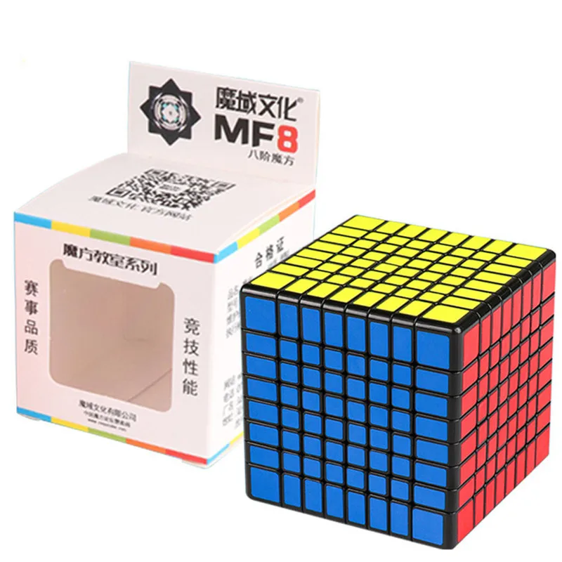 Moyu MF šahovnica z 8 × 8 Čarobne kocke Poklicne konkurence 8 Plast ragdoll seveda odraslih možganov igrača za otroke zabavno zgodnje izobraževanje darilo 8x8x8 cubo