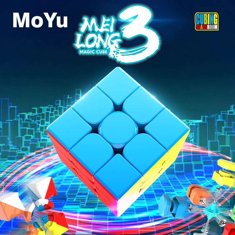 MOYU MoFangjiaoshi Meilong 3x3x3 puzzle hitrost kocka igrače 3x3x3 cubo MFJS Meilong 3x3 magic cube