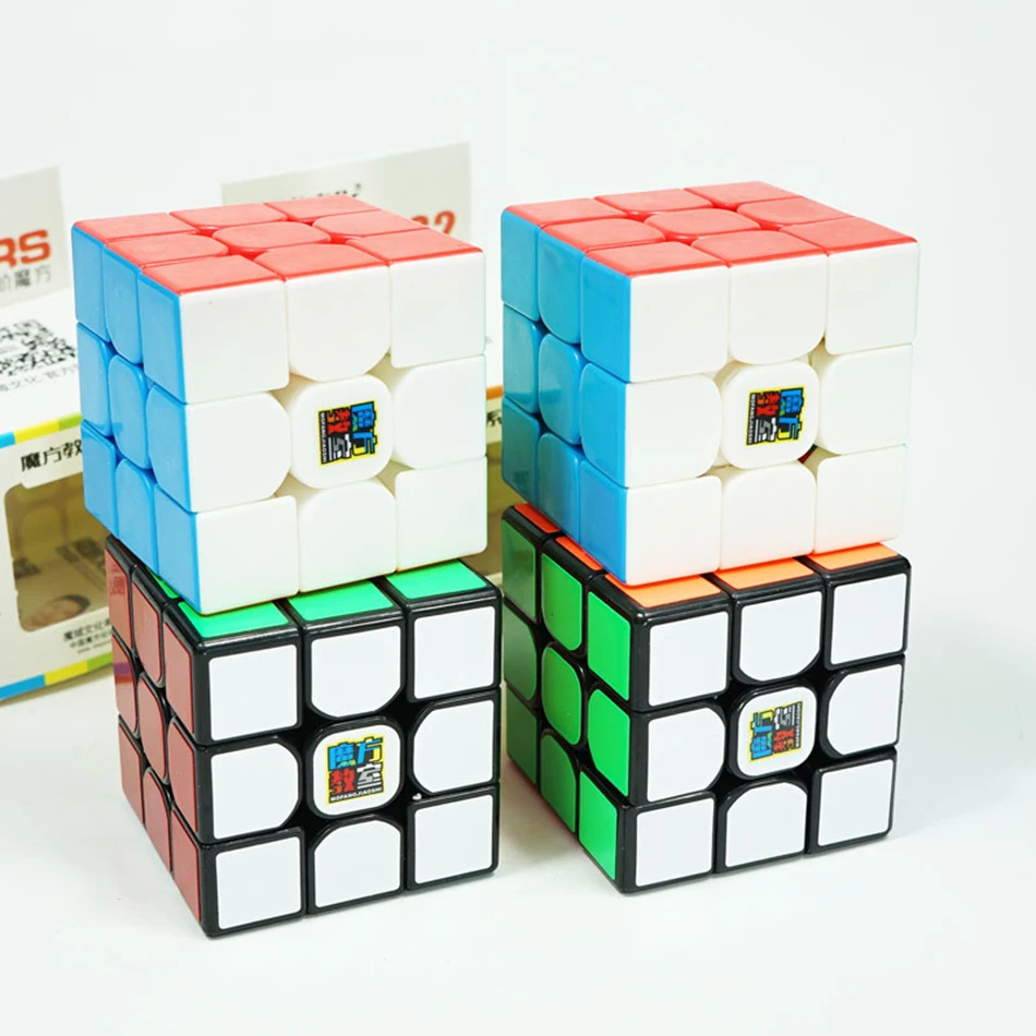 MoYu MoFangJiaoShi MF3rs MF3rs2 Magic Cube 3x3 Hitrost Kocka 56mm Puzzle Magico Cubo Black Stickerless Izobraževalne Igrače Otrok MF3RS v2