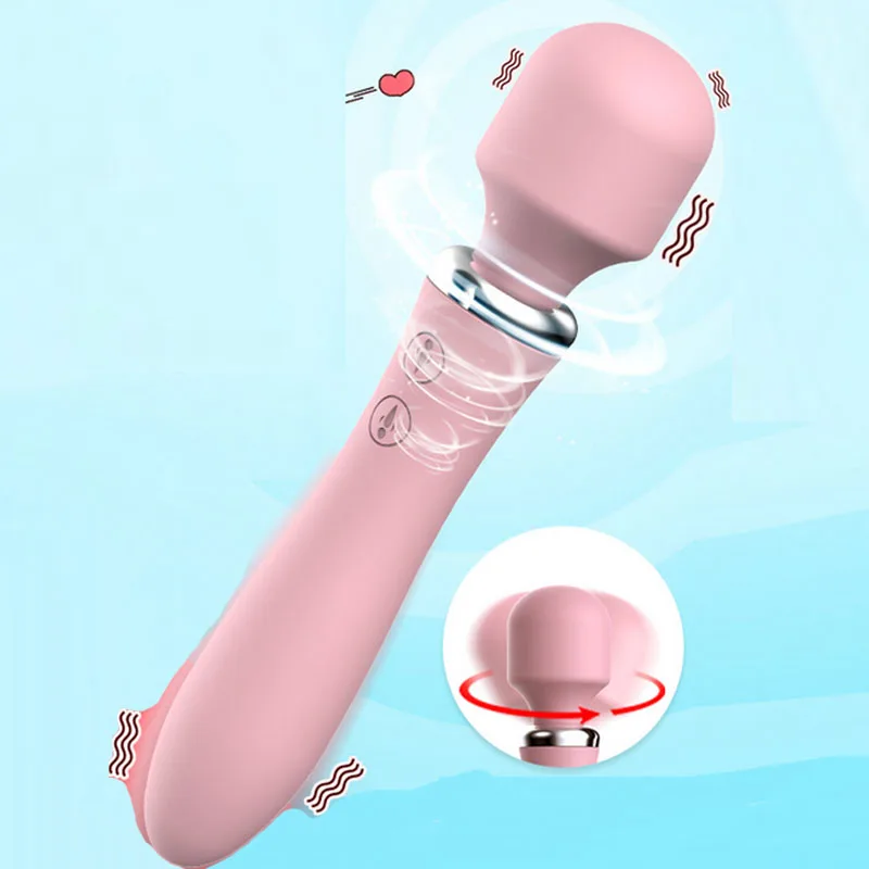 Močan klitoris Vibratorji za Ženske USB Charge AV Čarobno Palico Vibrator Massager Adult Sex Igrače za Žensko Masturbator 10 Omrežne