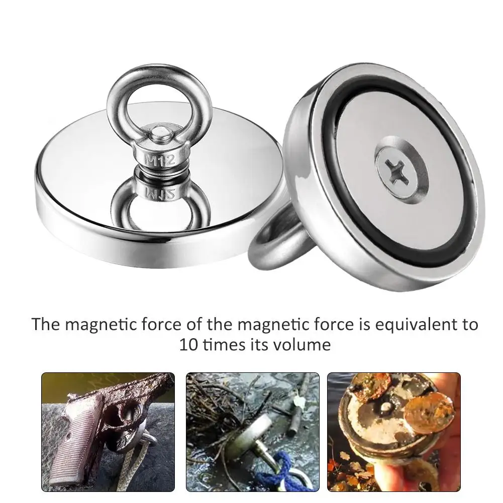 Močno Zmogljiv Neodymium Magnetom Kavljem Magnet Tesnilo Magnetno Tesnilo Močno Magnetno Tesnilo Kavljem Super Močan Močnih Magnetov