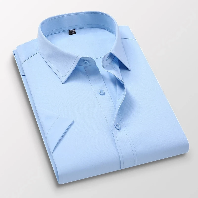 Moška majica priložnostne kratek rokav Slim trend poslovnih formalno obrabe