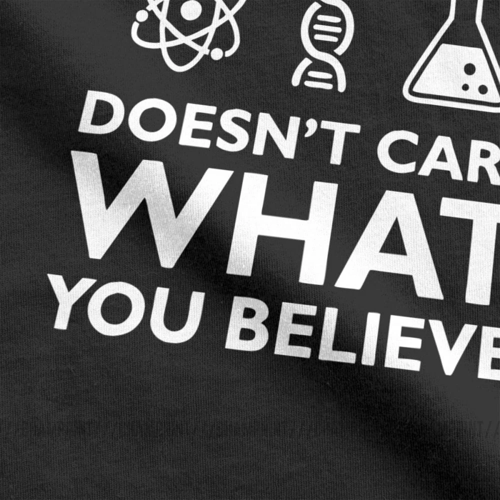 Moška T-Shirt Znanosti ne zanima, Kaj mislite, Bombaž Tees Znanstvenik, Biologije, Fizike, Kemije in Astronomije T Shirt Oblačila