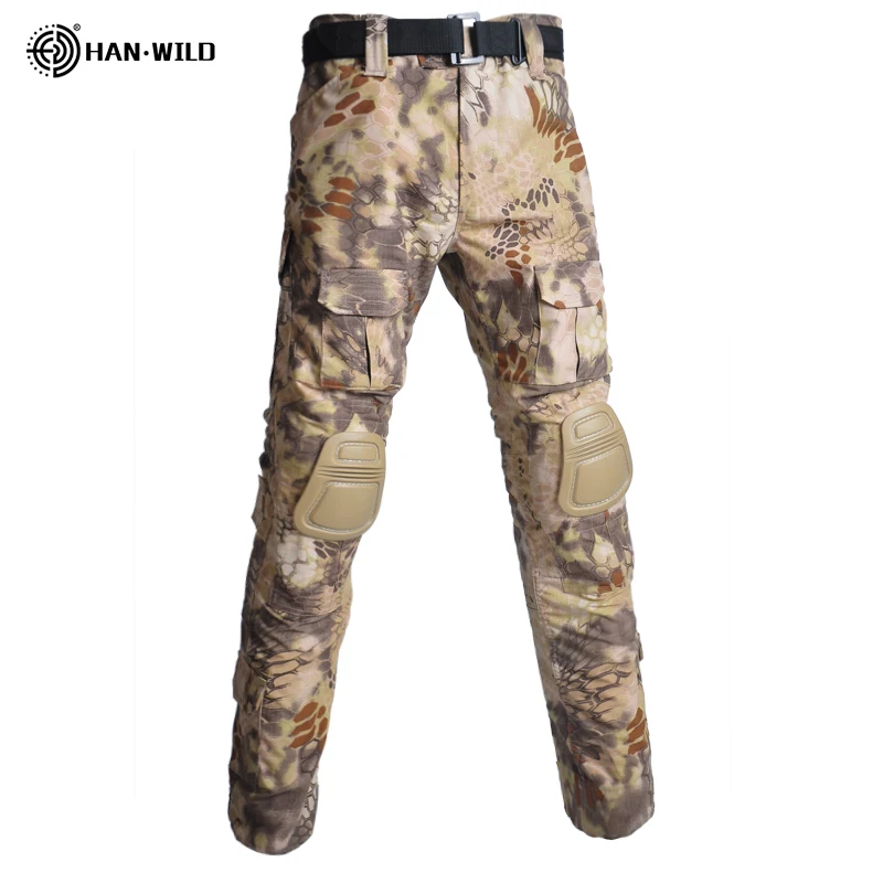 Moške Cargo Hlače Mens Priložnostne Multi Žepi Vojaško Taktično Hlače Moški Outwear Ravne dolge hlače Hlače Plus 48 50 z blazine