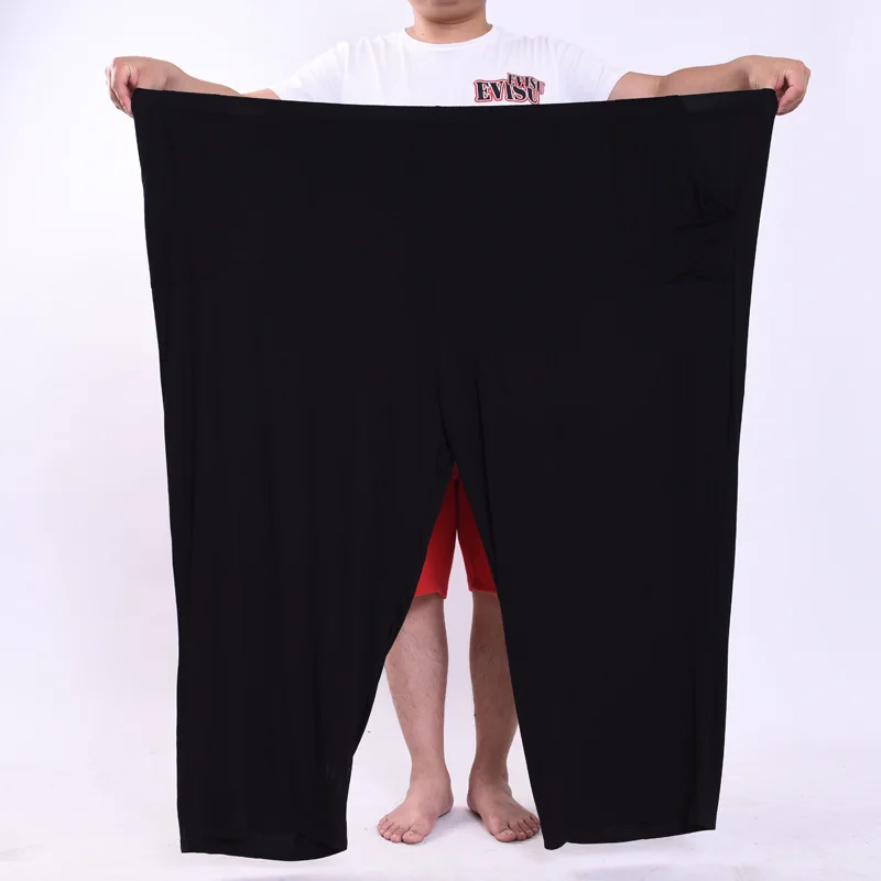 Moške hlače big 260KG plus velikost 15XL 16XL svoboden stretch velikosti 66 60 62 priložnostne poletje hlače črne 50 52 54 56 58