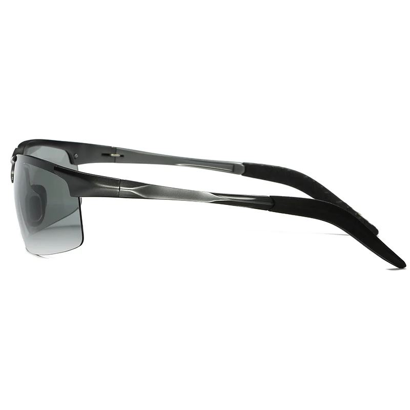 Moške UV400 Ribolov Polarizirana Fotokromatska sončna Očala Aluminija, Magnezija Črno Siva Prostem Vožnje Prehod Kameleon Objektiv