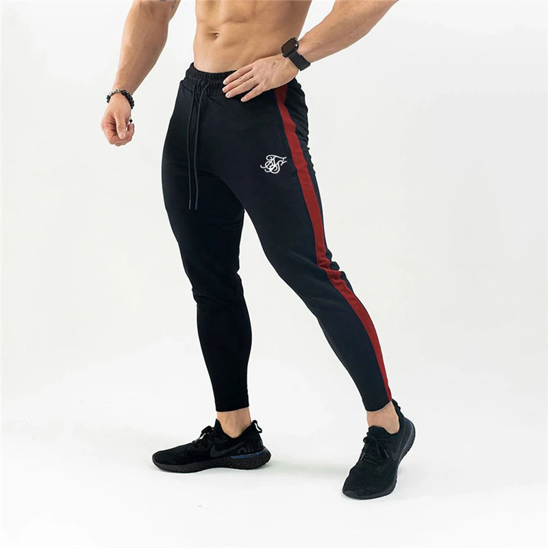 Moški Fitnes Hlače Jogger Šport Priložnostne Colorblocking Fitnes Hlače Moške Športne Tkanine Udobno Dihanje Usposabljanje Obleko