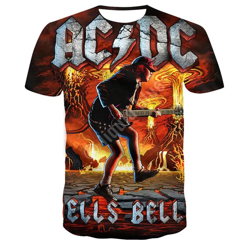 Moški je metal rock band t shirt Poletje kratek sleeved majica s kratkimi rokavi Moški ' s plus velikost T-shirt za moške hip-hop 3D tiskanje udobje T-shirt