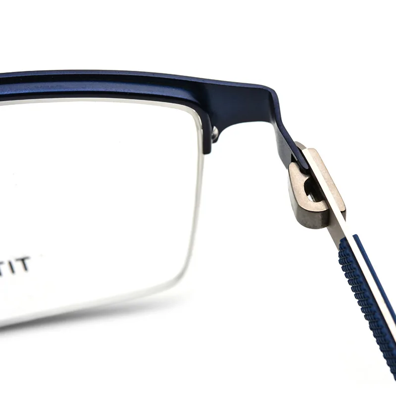 Moški Kvadratnih Titanove Zlitine Okvir Očal Moških 2019 Novi Luči Recept Očala Pol Kratkovidnost Optičnih Slik Brezvijačno Očala