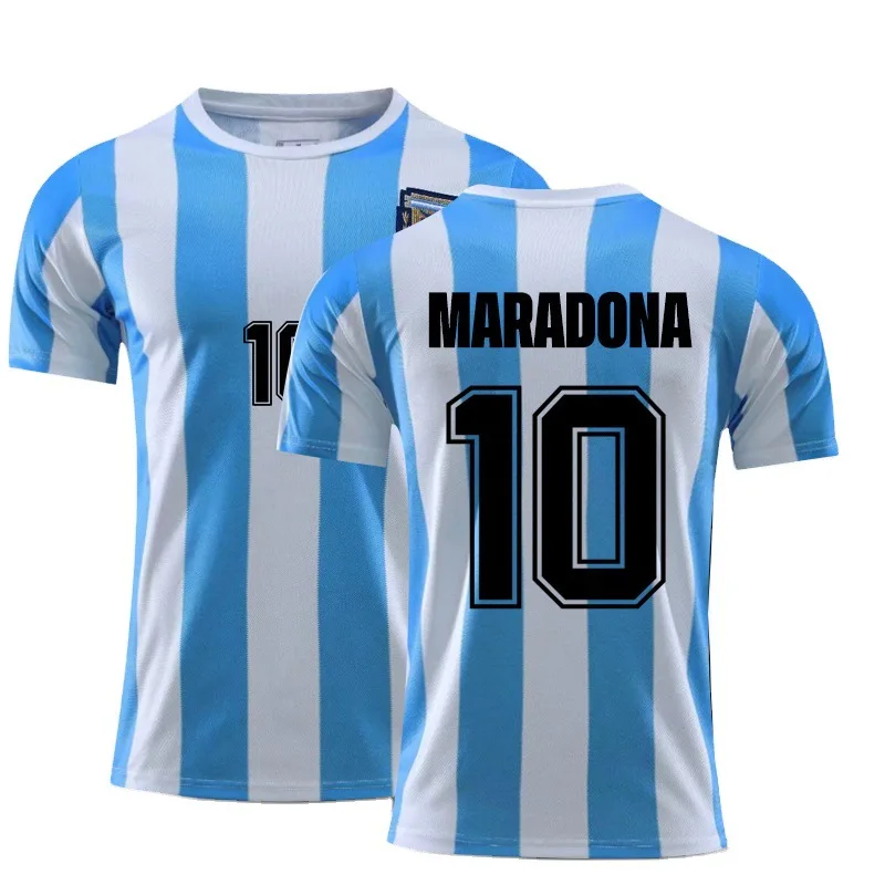 Moški Maradona 10 Retro Vintage Majica S Kratkimi Rokavi Ženske Napoli Nogomet Slog Vrhovi 1986 1987 1988 Diego Armando Tee Klasičnih Coppa Italia Majica
