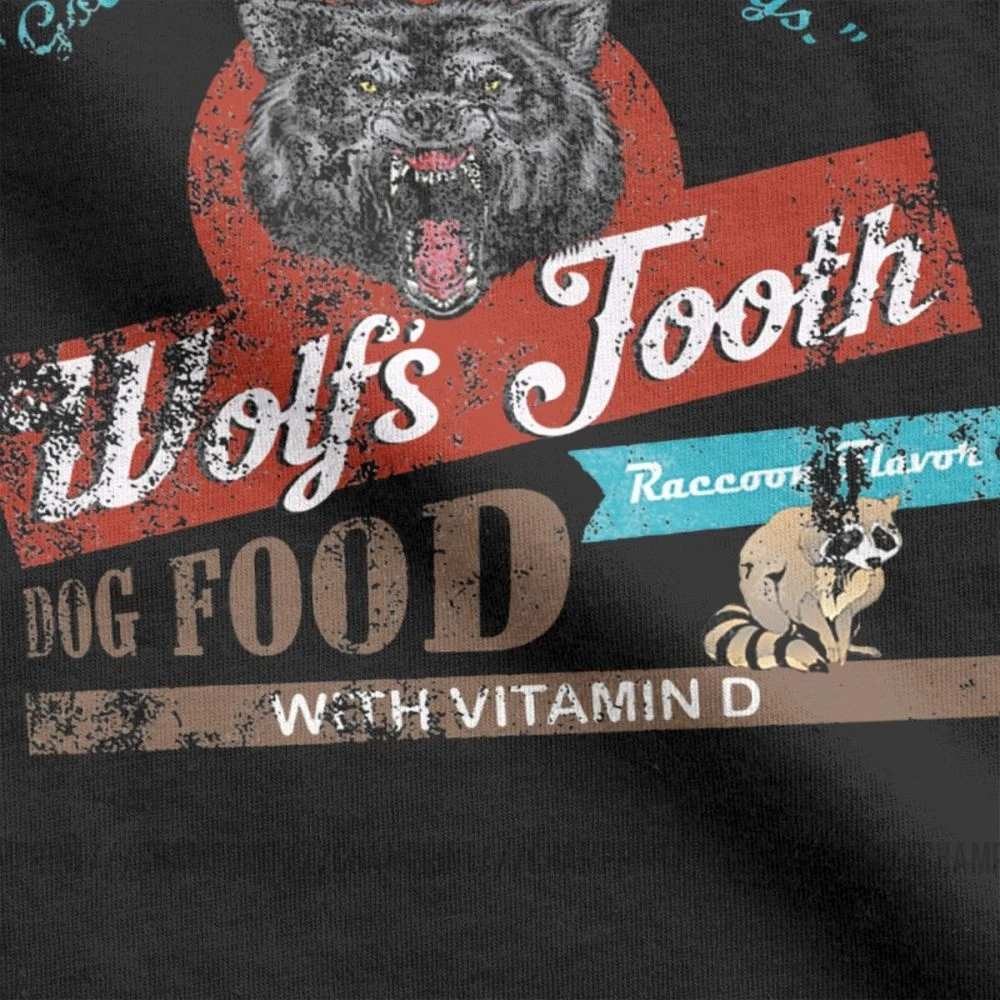 Moški Wolf je Zob Pasje Hrane Stiski Nekoč V Hollywood T Shirt Pečine Bombaža, Kratek Rokav Vrhovi Tees Natisnjeni T-Majice