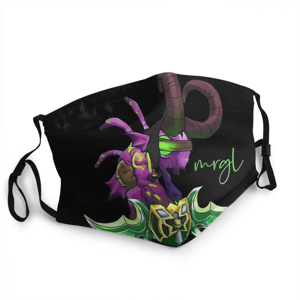 Mrgldari Mascarilla Masko Maska Usta Kritje World of Warcraft Igra Vlog Obraza Zaščitna