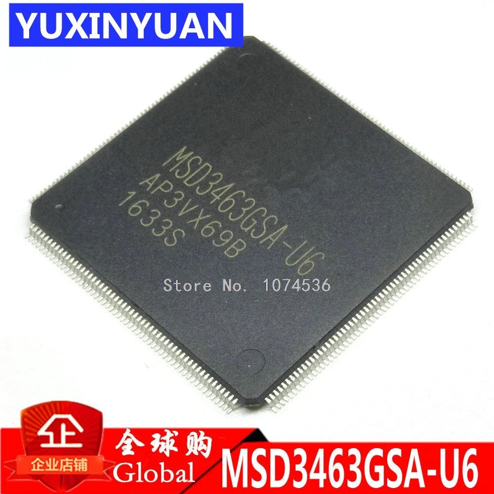 MSD3463GSA-U6 MSD3463GSA MSD3463 QFP-216 TQFP216 integrirano vezje IC LCD čip 1PCS