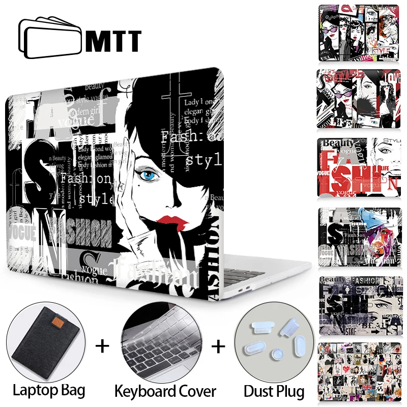 MTT Laptop Primeru Za Macbook Air Pro Retina 11 12 13 15 16 Z Dotik Bar Plastičnih Trdi Pokrovček Za Macbook Air 13 2020 Funda A2337