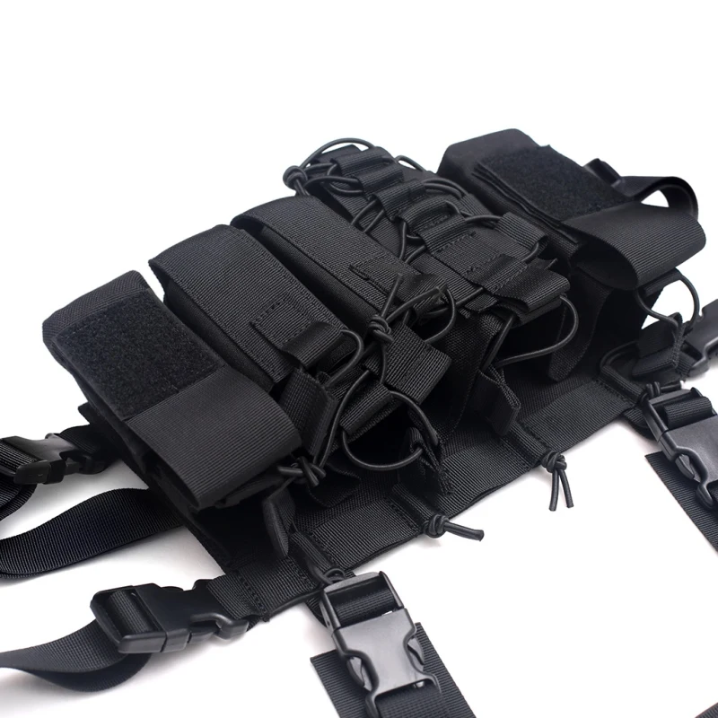 Multicam Molle Taktični Jopič Strelivo Prsih Ploščad Izmenljive Lov Airsoft Paintball Gear Telovnik Z AK 47/74 Revije Torbica