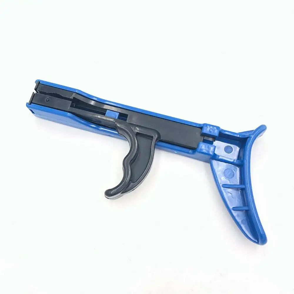 Multifunkcijski TG-100 Blue Najlon Kravato Kabel Ovijte Pritrjevanje, Zapiranje Pištolo Zip Orodje za Napenjanje