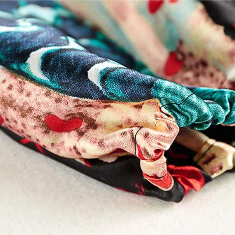 MUMUZI Kontrast Barve 3/4 Flare Sleeve Zgornji del Ženske V Vratu Metulj Letnik Japonski Kimono Bluzo 2020 ribe tiskanja retro Bluze