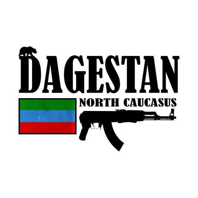 Na severnem Kavkazu Dagestana Borec moška Majica s kratkimi rokavi