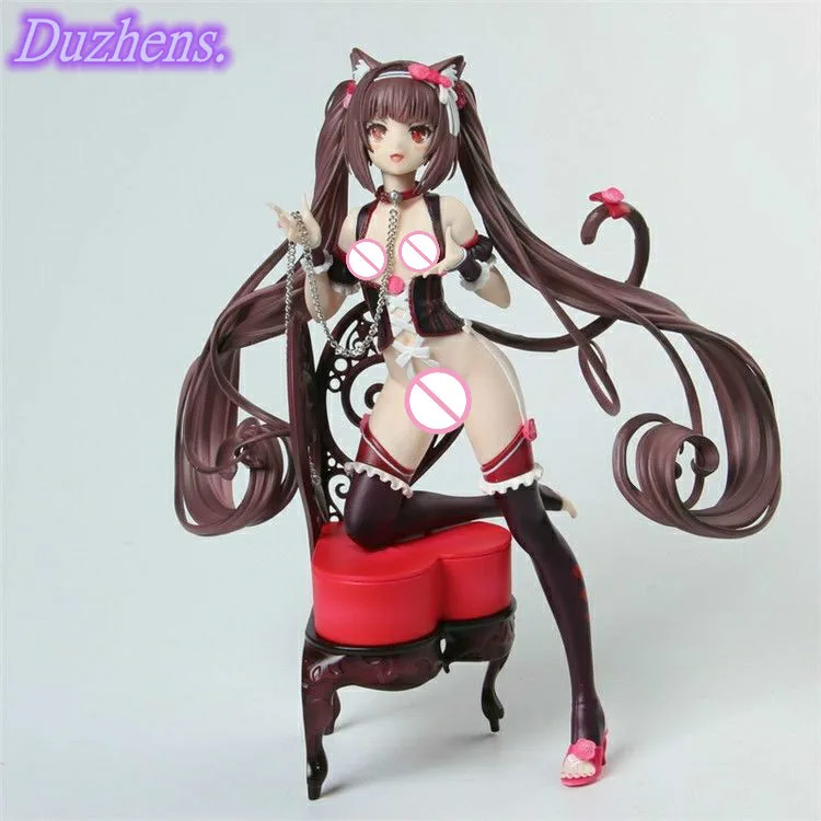 [Na zalogi] NEKOPARA chocolat in vanilije Seksi dekleta Anime PVC figuric igrače Anime slika odraslih Model lutka Darila