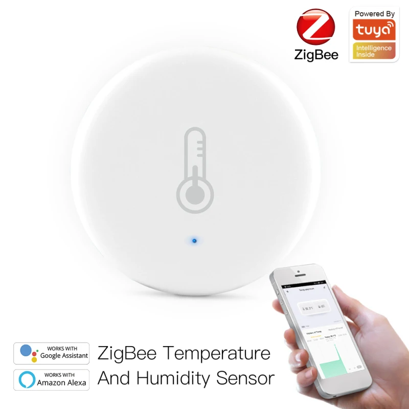 Na Zalogi Tuya ZigBee Smart Zračni Tlak, Temperatura Vlažnost Okolja Aqara Senzor Dela Za Android IOS Telefon APP Nadzor
