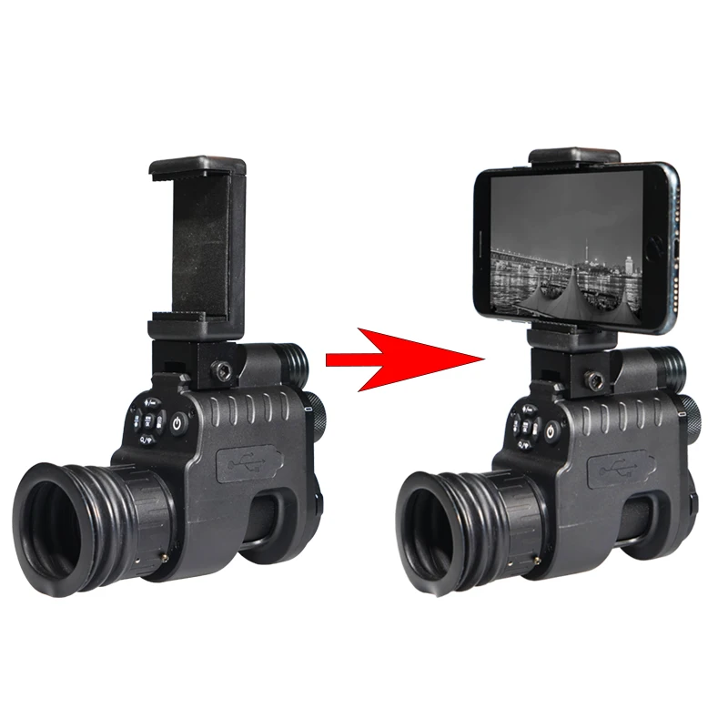 Nadgradnjo Infrardečega vmesnika Digital Night Vision Znamenitosti Riflescope, katerih Cilj Napravo, WIFI Delitev Optika Lov Night Vision Camera Oko