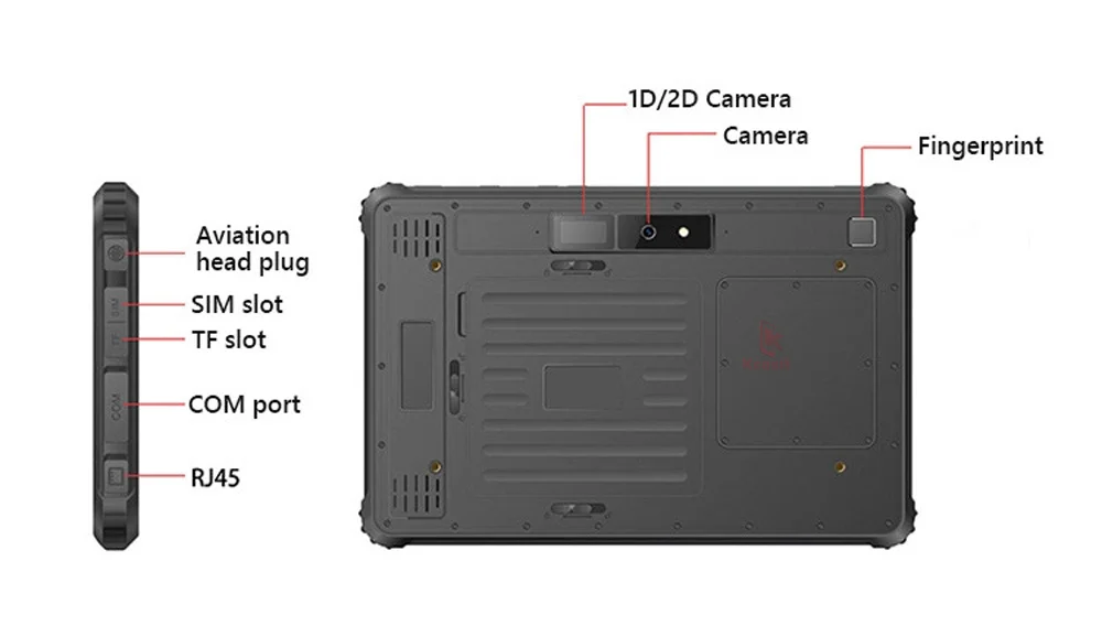 Najboljši 2020 K1081 Windows Tablet PC IP67 Nepremočljiva Krepak Vojaške mini prenosnik 10