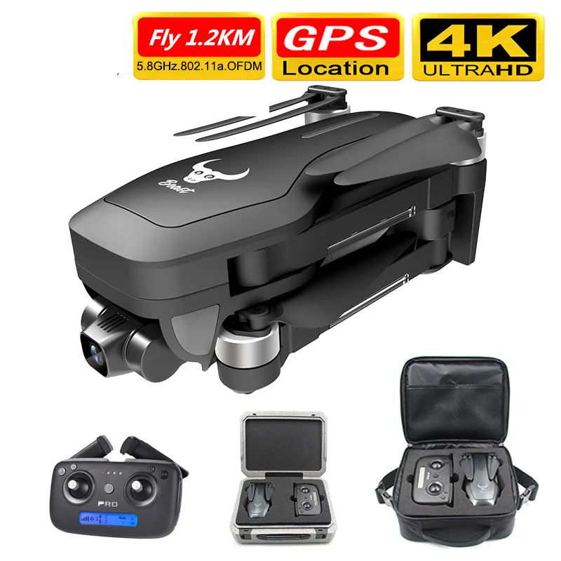 Najboljši GPS Brnenje 4K z Dve-Osi Anti-Shake Gimbal Fotoaparat Dvojno GPS, WIFI FPV Podpira TF kartice Quadrocopter RC Helikopter