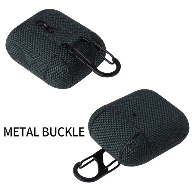 Najlon Tkanine, Slušalke Primeru za Airpods Bluetooth Slušalke Vrečko 1/2 Generacije Kritje velja za Airpods Vrečko za Shranjevanje Pasu Kavelj