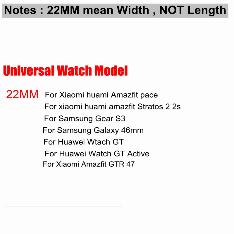 Najlon Watchband Za huami Amazfit GTR 47mm Band Za Xiaomi Amazfit tempo Stratos 3 2 2S zapestnica trak za garmin vivoactive 4