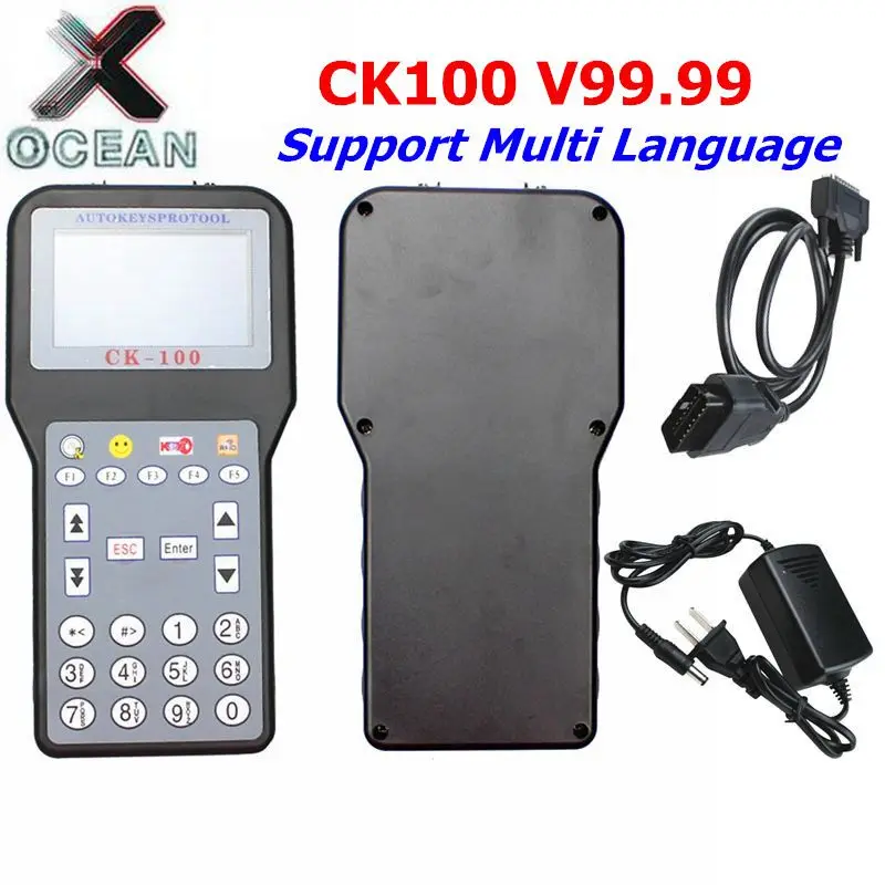 Najnovejše Generacije, CK-100 V99.99 Universal z Mini Zed Bika Auto Tipko Programer CK100 Z Multi-language transponder