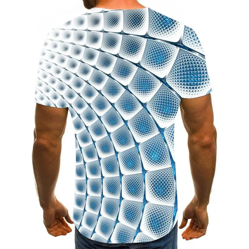 Najnovejše Poletje tridimenzionalni 3D vortex T-shirt Moški Ženske Modni 3D T Majica Kratek Rokav Harajuku Hip Hop Srčkan Tshirt