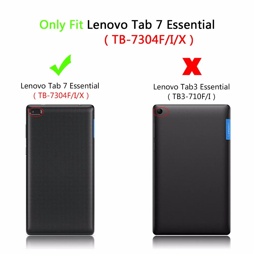 Najnovejše Zaščitno Ohišje Za Lenovo zavihku 7 Essential TB-7304F/I/X TAB7 Bistvene 7304F 7304I 7304X 7