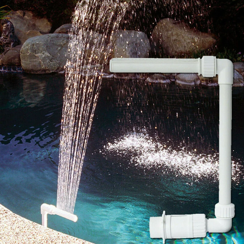 Najnovejši Bazen Slap Vodnjak Set PVC Vodnjak Cev, Šoba za Glavo Komplet za Bazen Dodatki Za Vodne Bazene, Spa Odlikovanja