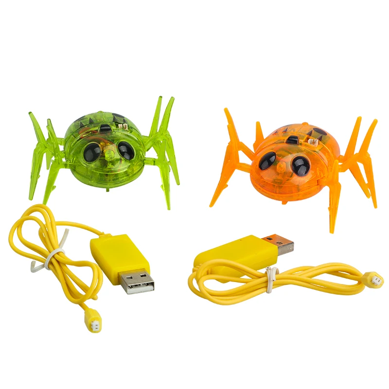 Najnovejši Bug Pajek igrača Infrardeči Senzor oznako pajek Premika Robot, pajek USB Kabel za Polnjenje, za Robot, pajek ne vključena igračo pištolo