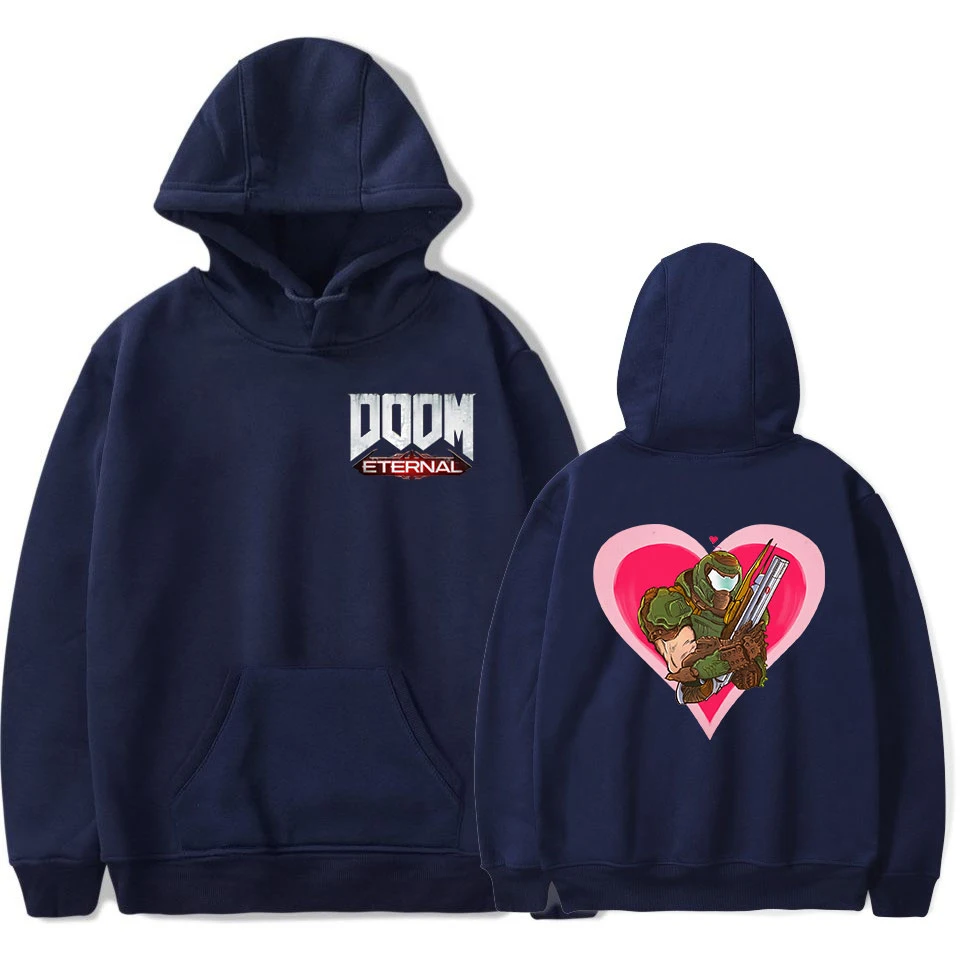 Najnovejši Nov Modni Doom Večno Majica Moški/Ženske Harajuku Priložnostne Vroče Igra Hoodies Tiskanja Doom Večno Puloverji Hoode