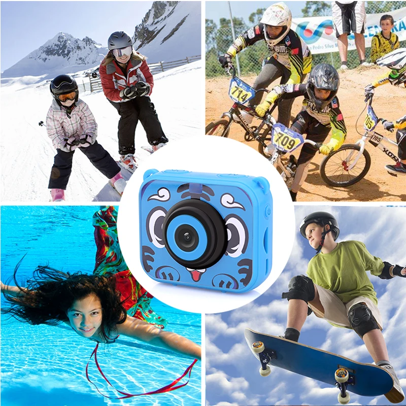 Najnovejši Otroke Mini Kamera 2.0-Palčni LCD Zaslon Digital Video, Foto Kamere Nepremočljiva 1080P Otroci Fotoaparat Otrok Darilo za Rojstni dan