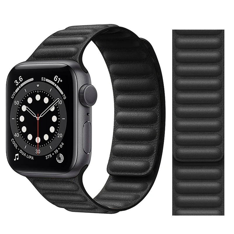 Najnovejši pripisuje usnje watch band za apple gledati serije 6 čudežno 40 mm 44 iwatch 1 2 3 4 watchbands 38 mm 42mm trak