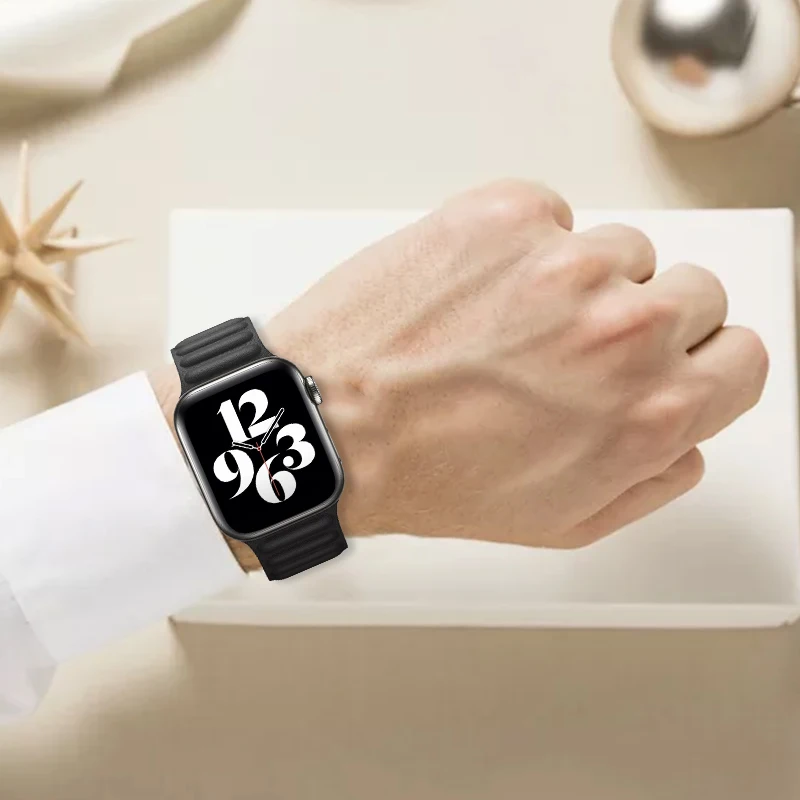 Najnovejši pripisuje usnje watch band za apple gledati serije 6 čudežno 40 mm 44 iwatch 1 2 3 4 watchbands 38 mm 42mm trak