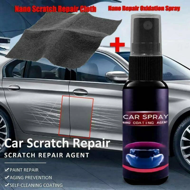 Nano Avto Nič Odstranitev Spray Popravila Nano Spray Repairman Prask, Popravljanje Spray lak Avtomobila Keramična Prevleka s Krpo