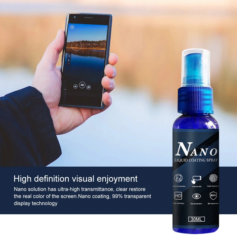Nano Tekočina Stekla Screen Protector za Vse Pametne telefone, Tablete Ure Očala Kamere GK99
